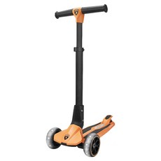 바니랜드 람보르기니 매버릭 아동용 접이식 LED휠 킥보드 2024년, 오렌지, 1개