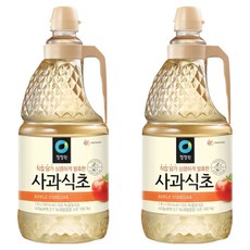 청정원 사과식초, 1.8L, 2개