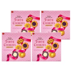 BOURBON 北日本 丹麥西點禮盒, 可可奶油風味餅乾 + 白奶油風味餅乾 + 焦糖奶油風味餅乾 + 咖啡奶油風味餅乾 + 波浪型餅乾, 4盒