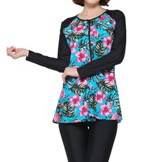 ILIKAI 女用卡薩布蘭卡防磨衣 + 水上緊身褲套裝