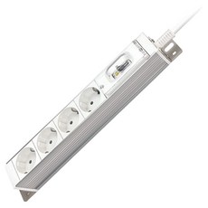 Anytap 鋁製延長線 4孔 DYM-EAL4, 1個, 白色, 1.5m