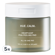 HUE CALM 魚腥草PHA角質護理爽膚棉片 135ml, 5罐, 60片