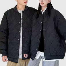 TURNKEY 男女通用大尺碼絎縫鋪棉短版夾克