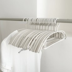 FRANOND 圓肩無痕衣架, 30個, 白色