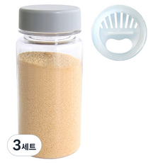 家用奶瓶材質Tritan調味罐 淺灰色 + 用量調節蓋組合