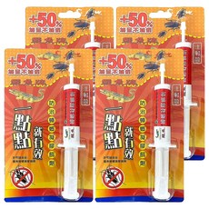 鱷魚 點點殺蟑凝膠餌劑, 15g, 4支