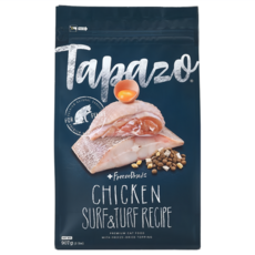 Tapazo 貓糧 添加凍乾 符合標準 營養全面, 海魚 + 雞肉, 2.27kg, 1袋