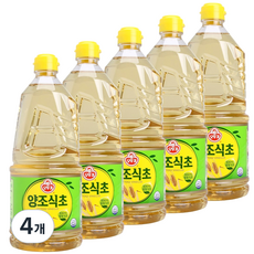 오뚜기 양조식초, 4개, 1.5L