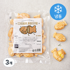 다예 미니 붕어빵 슈크림맛 (냉동), 500g, 1개입, 3개