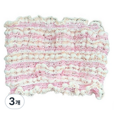 洗臉髮帶 浴帽, 粉紅色, 3個