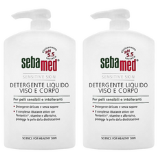 sebamed 施巴 pH5.5 潔膚露 附壓頭 (平行輸入), 2瓶, 1L