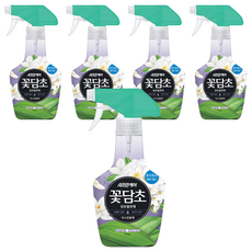 샤프란 꽃담초 섬유탈취제 자스민꽃향 본품, 400ml, 5개