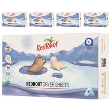 RedRoot 烘衣片衣物柔軟精 50張 2個 麝香花香, 5個