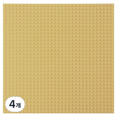 I'CLE 兒童用相容積木遊戲板 32x32格 米色