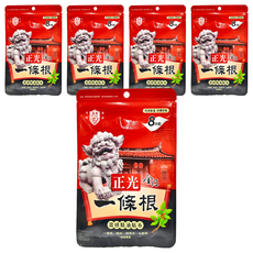 正光 一條根 溫感精油貼布, 5包, 8片