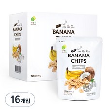 Jayeonru SEE 的高級香蕉片, 125g, 16入