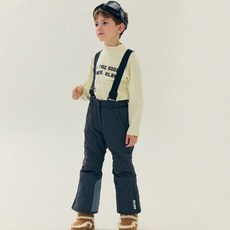 올리반 남아용 첵첵 칼라배색 스키복 팬츠