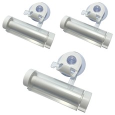 日本 echo 牙膏洗面乳收集器, 1入, 白色 + 透明色