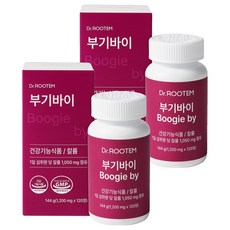 닥터루템 정품 부기바이, 120정, 2개