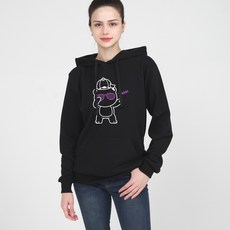 JB Fashion 嘻哈熊連帽T恤