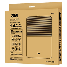 3M 雙效空氣清淨除溼機Y60L專用濾網, Y-60F, 1個