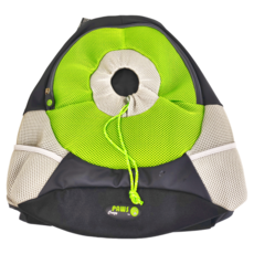 CrazyPAWS 瘋狂爪子 寵物外出運動風後背包, 可調整式背帶扣環, XL(43 x 19.5 x 48cm), 青草綠, 1個