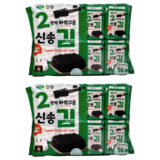 SING SONG 烘烤兩次的海苔 16入, 64g, 2個