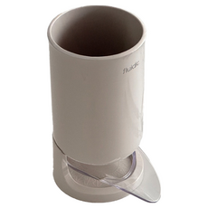 Fluidic 自動瀝水餐具筒, 奶油米色, 1個