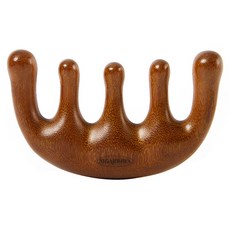 Nigajowa 臉部按摩 身體 頭皮 木質刮痧板, D型, 1個