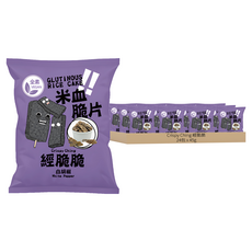 Crispy Ching 經脆脆 米血脆片 Glutinous Rice Cake 白胡椒 White Pepper, 24包, 45g