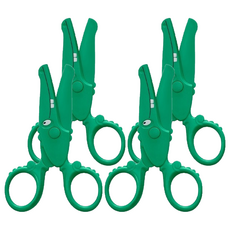 SIMBALION 雄獅 雄獅兒童安全剪刀, 鱷魚, 4支