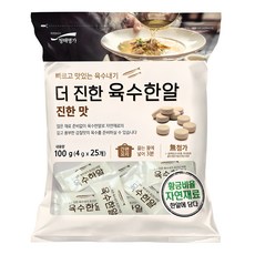 청해명가 더 진한 육수한알 진한맛 25개입, 100g, 1개