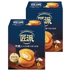 The Artisan Cake 匠派 沖繩宮古島海鹽牛奶口味派/蛋糕 6個, 114g, 2盒