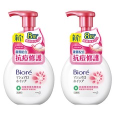 Biore 蜜妮 台灣公司貨 洗顏慕絲 抗痘保濕, 160ml, 2瓶