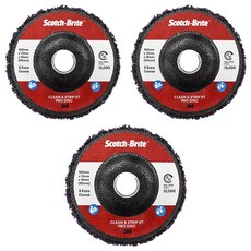 3M Scotch-Brite 百利 Clean and Strip XT Pro 碟盤 CNS 碟盤 100 x 13 x 16 mm, 3個