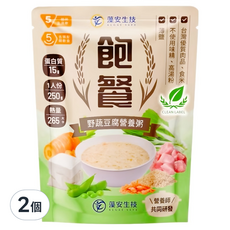 飽餐 野蔬豆腐營養粥, 250g, 2個