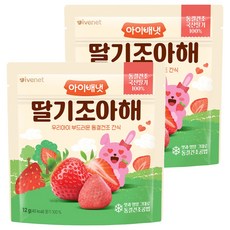 아이배냇 딸기조아해 간식, 12g, 2개