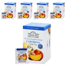 AHMAD TEA 冷萃水蜜桃百香果茶包, 2.1g, 20包, 5盒