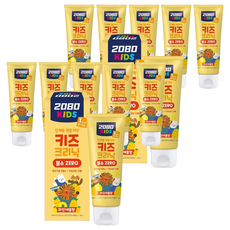 2080 키즈크리닉 1단계 무불소 아기 치약, 80g, 12개