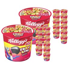 후루트링 컵 시리얼, 40g, 24개