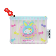 sun-star Hello Kitty 50週年 迷你拉鍊小物零錢收納袋