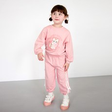 WALTONKIDS 女童喵喵蝴蝶結長褲套裝