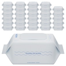 워터 99 초순수 저자극 아기물티슈 베이직 캡형, 50g, 100매, 30개