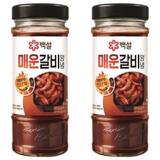 CJ BEKSUL 白雪 辣味排骨醬, 490g, 2個