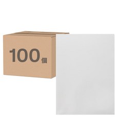 得力 L型文件夾 進口材料 高電阻PP材料 每包100入, 透明, 1包