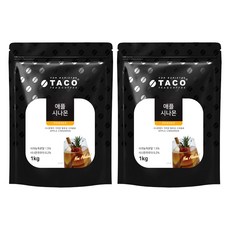 TACO 蘋果肉桂冰茶粉, 1kg, 1包, 2包