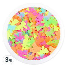 젤로젤로 리본의 정석 네일 글리터, GL110 네온믹스, 3개