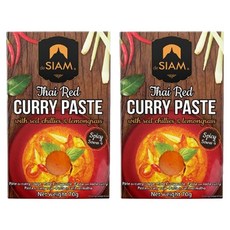 deSIAM 泰式紅咖哩膏, 70g, 2包