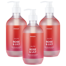 줄라이미 퍼퓸 헤어 샴푸 로즈앤릴리, 500ml, 3개