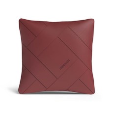 아임반 차량용 사각 허깅 쿠션, 레드, 1개